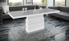 MATERA LUX coffee table (high gloss/super matt/wood-like decor)